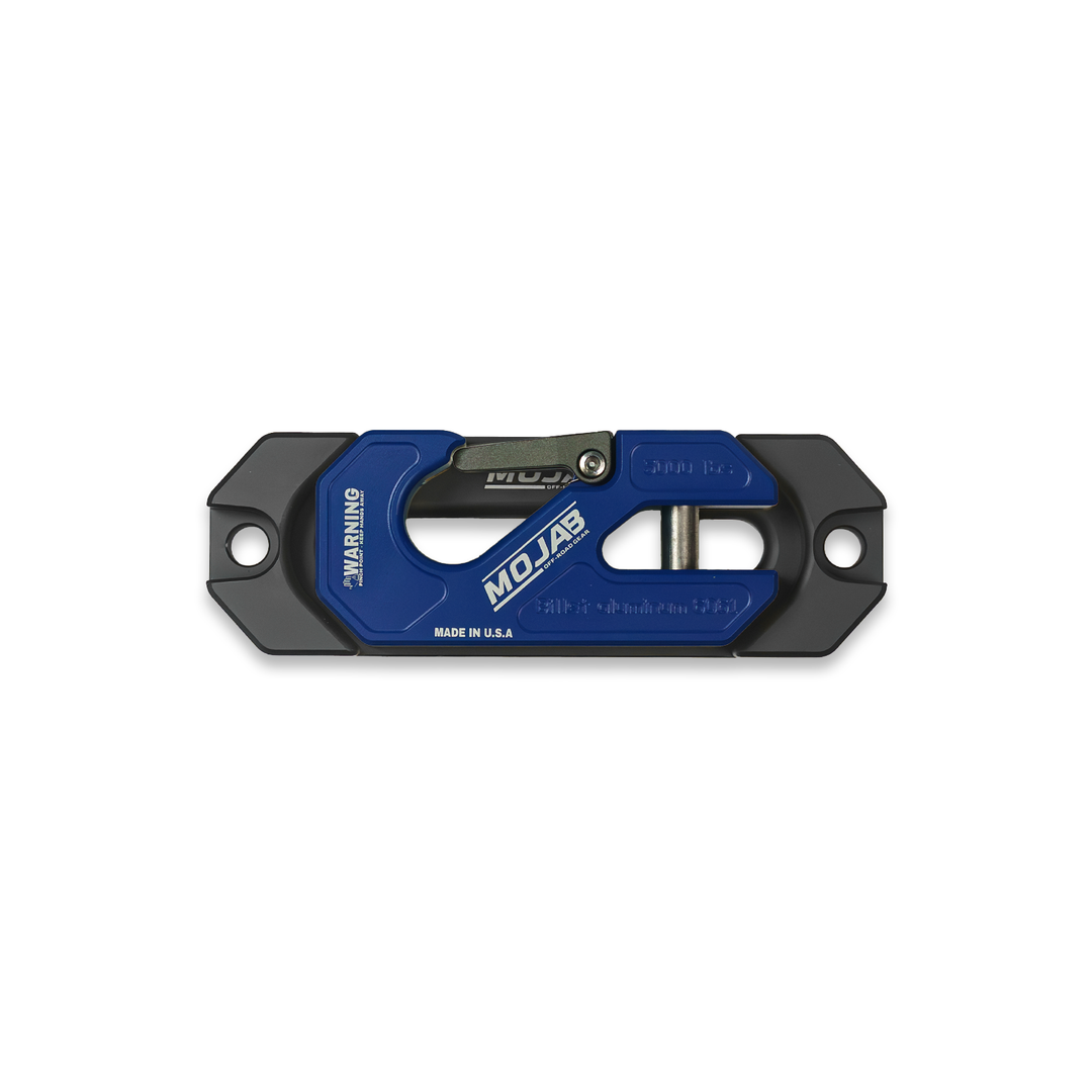 Side By Side / UTV Aluminum Recessed Winch Shackle with Fairlead Kit. (LIFE TIME WARRANTY*)