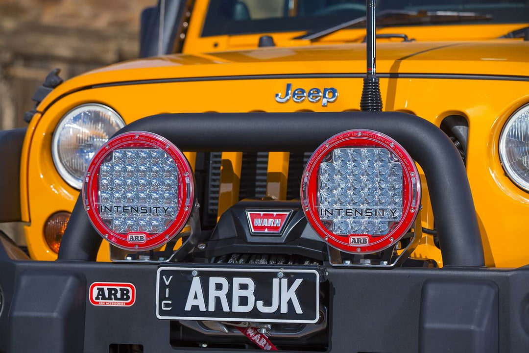 ARB Combination Bumper for Jeep Wrangler 2007-2018 — Steel, Textured Finish, Winch Compatible