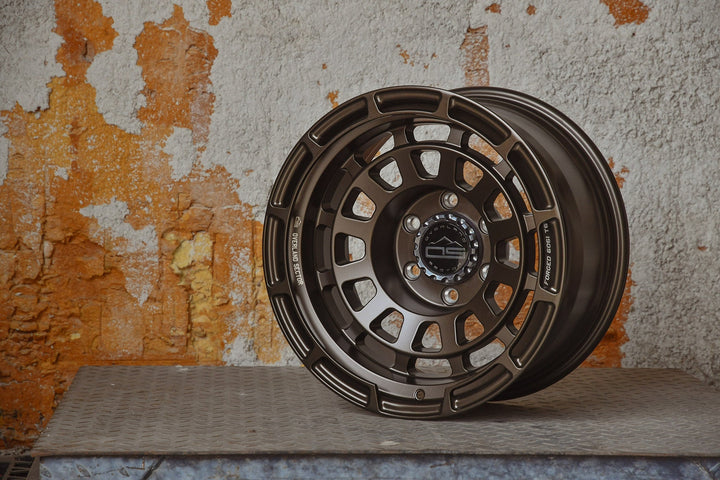 Overland Sector Badlander Forged 17x9 -18 5x127mm 71.5mm All Satin Mocha Bronze by Overland Sector | KOVA Offroad