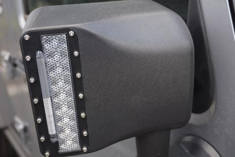 2007-2018 Jeep Wrangler JK JKU DV8 Offroad Led Mirror Covers