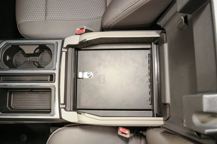 Tuffy Security Products Ford F-Series Center Console Safe with Standard Key - Model 317-01