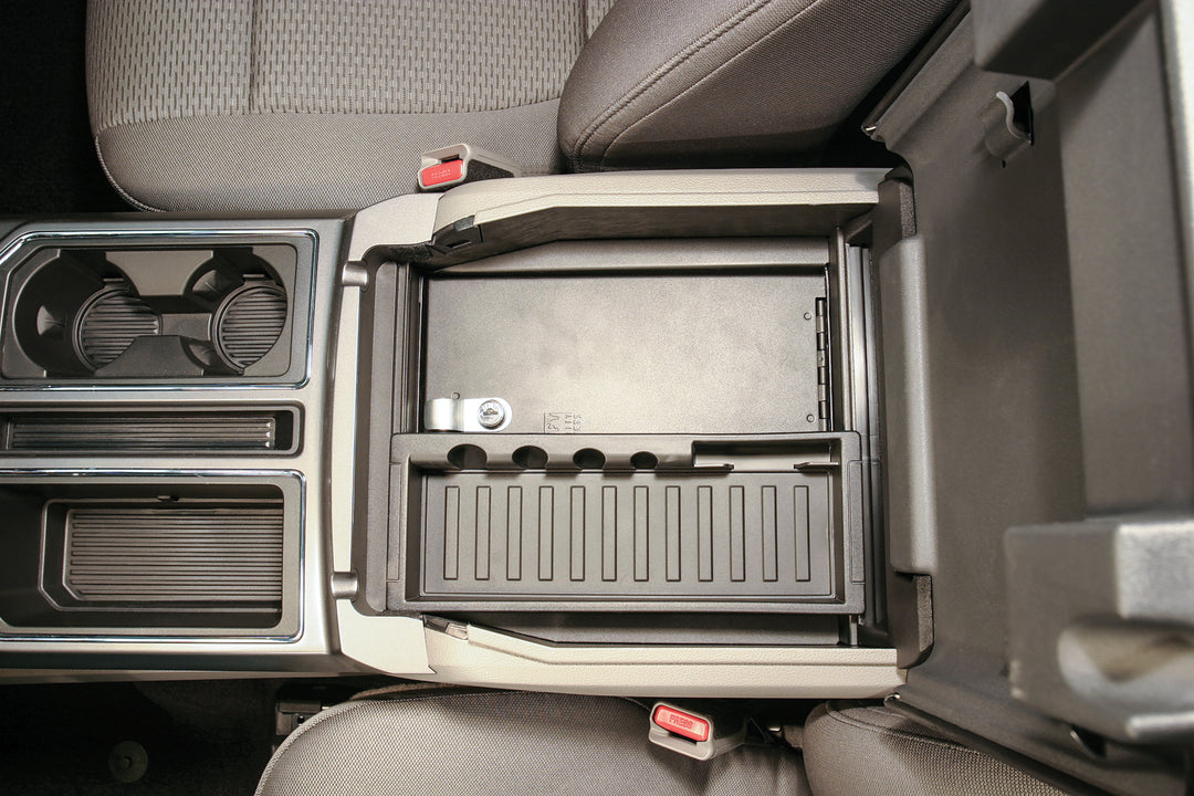 Tuffy Security Products Ford F-Series Center Console Safe with Standard Key - Model 317-01