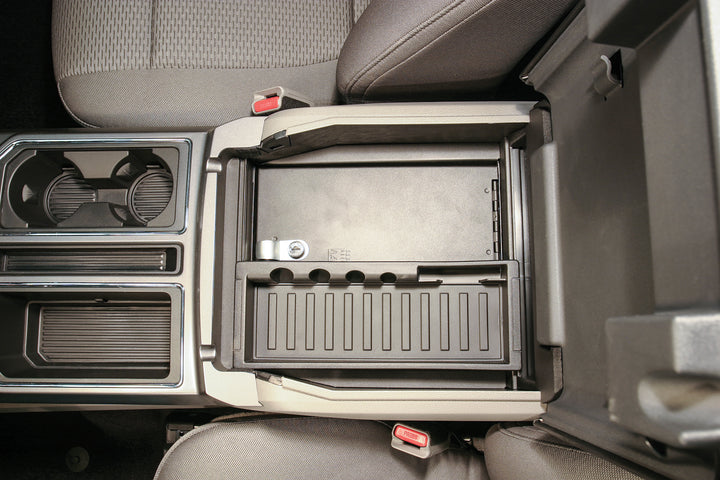 Tuffy Security Products Ford F-Series Center Console Safe with Standard Key - Model 317-01