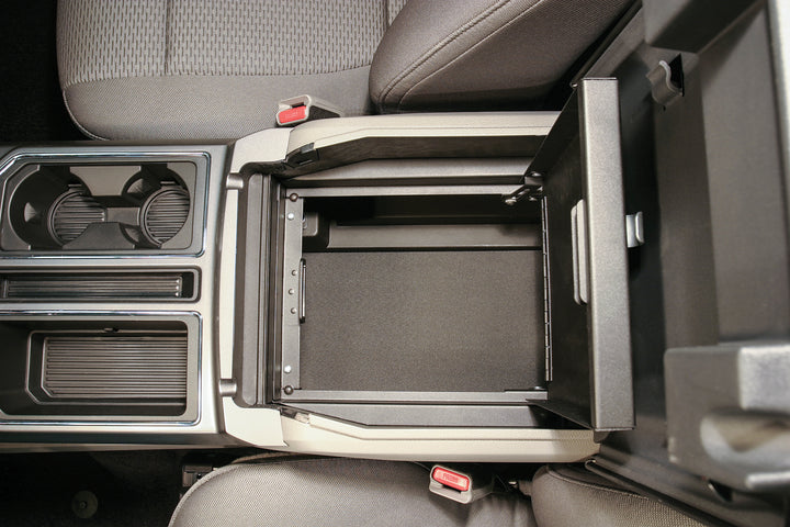 Tuffy Security Products Ford F-Series Center Console Safe with Standard Key - Model 317-01
