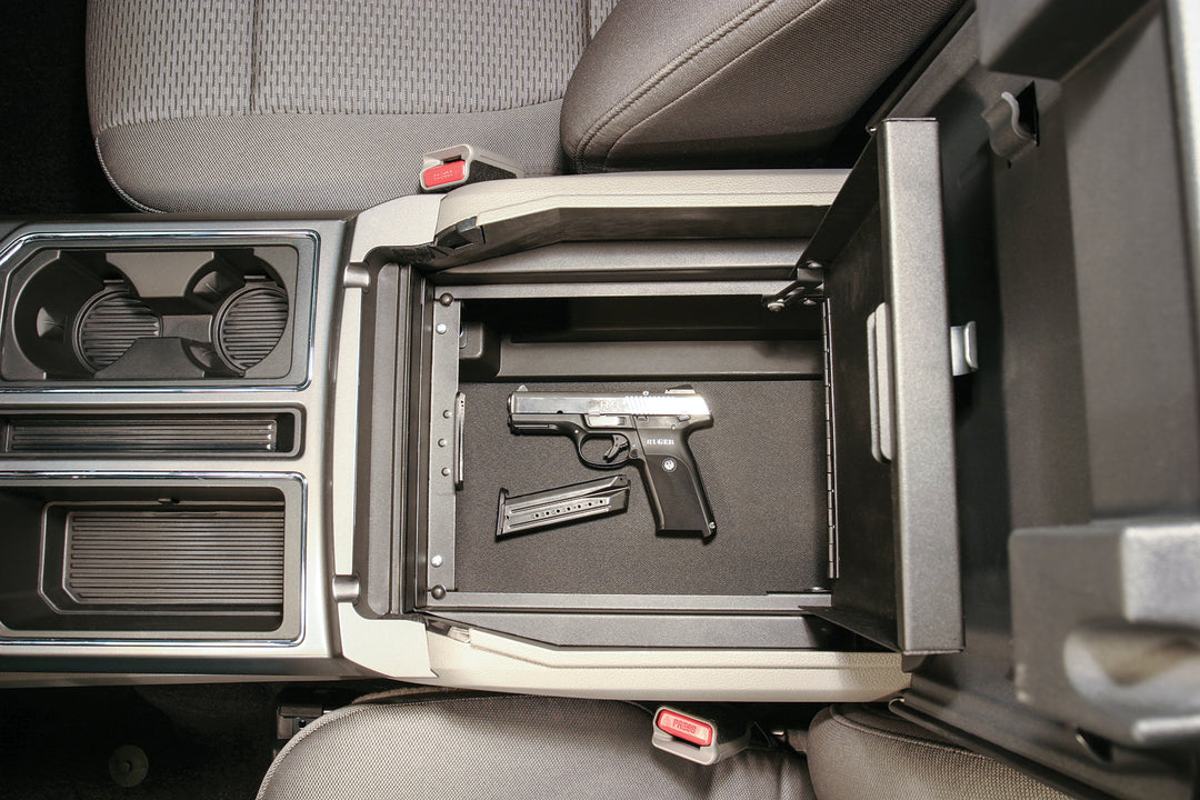 Tuffy Security Products Ford F-Series Center Console Safe with Standard Key - Model 317-01