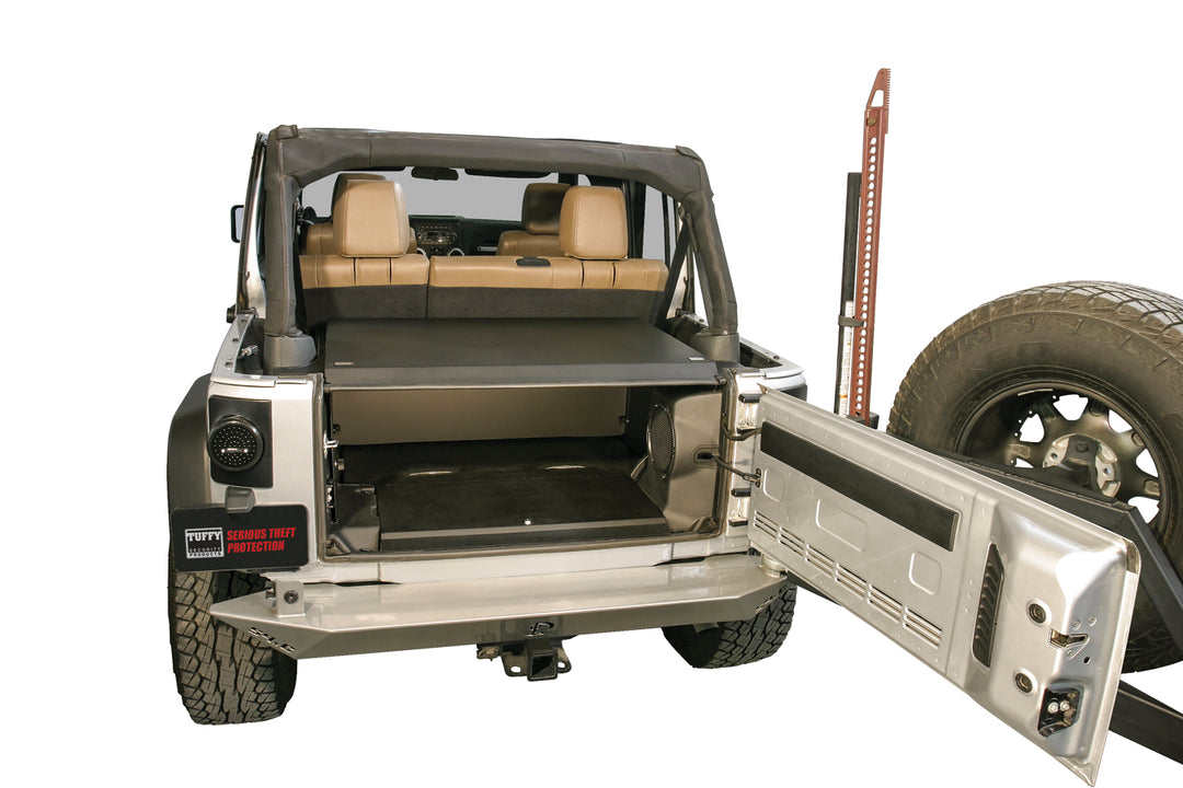 Tuffy Security Products Deluxe Cargo Enclosure for Jeep Wrangler JK (2011-2018)