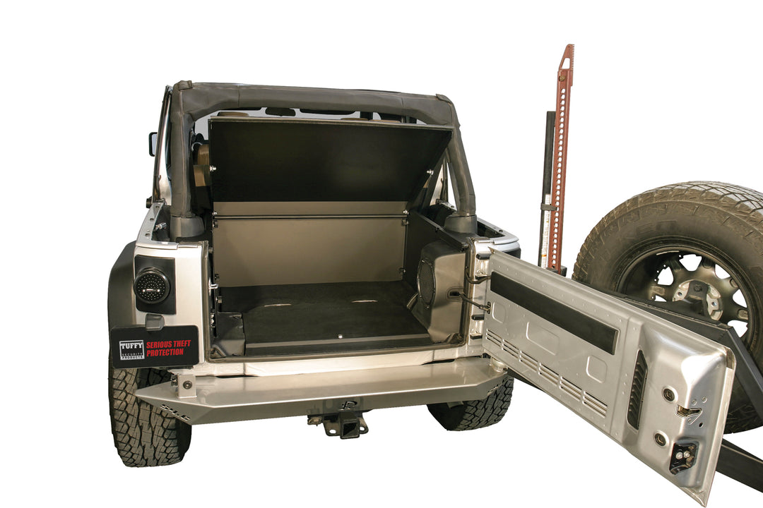 Tuffy Security Products Deluxe Cargo Enclosure for Jeep Wrangler JK (2011-2018)