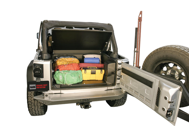 Tuffy Security Products Deluxe Cargo Enclosure for Jeep Wrangler JK (2011-2018)