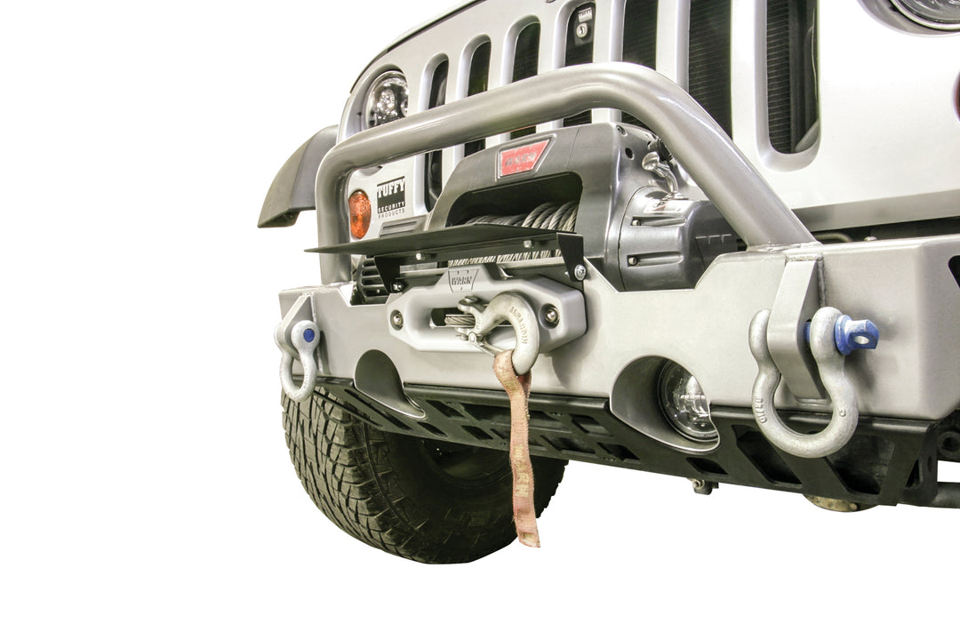 Tuffy Security Products Universal Flip-Up License Plate Holder for Hawse Winch Fairlead