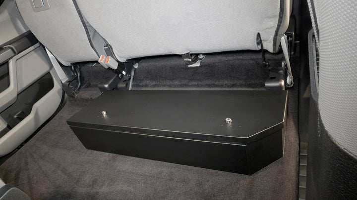 Tuffy Security Products Underseat Lockbox for Ford F-Series SuperCrew – 3-Digit Combination Safe (Part #34401A)