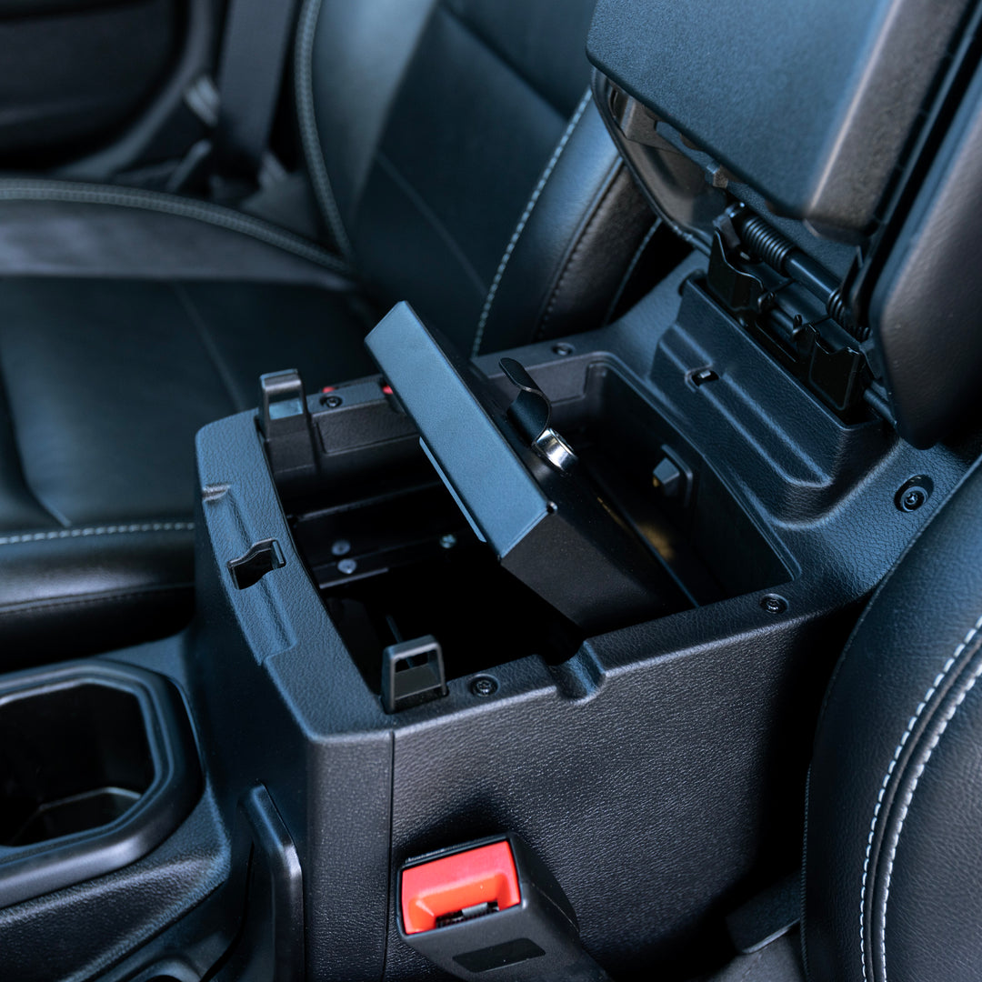 Tuffy Security Products Console Safe for Jeep Wrangler JL and Gladiator JT (Part #34801)