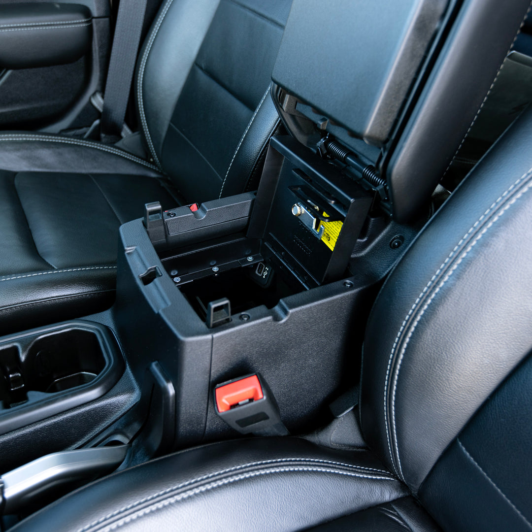 Tuffy Security Products Console Safe for Jeep Wrangler JL and Gladiator JT (Part #34801)