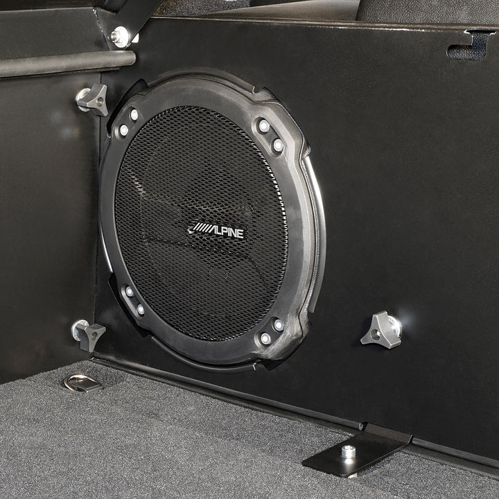 Tuffy Security Products Deluxe Cargo Enclosure for Jeep Wrangler JL with Alpine Subwoofer (Part #35101)