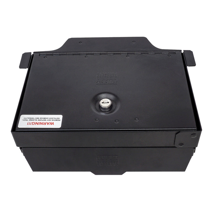 Tuffy Security Products Ram Console Safe 354-01 for 2019-2022 Ram 1500, 2500, 3500 - Lockable Steel Storage with Sliding Tray