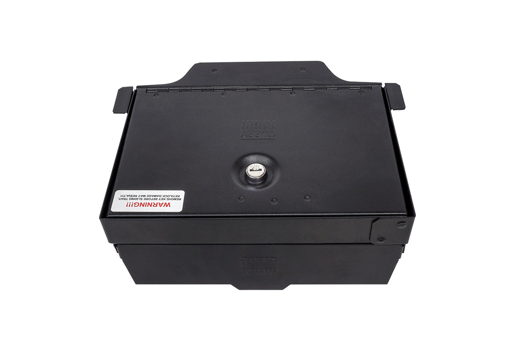 Tuffy Security Products Ram Console Safe 354-01 for 2019-2022 Ram 1500, 2500, 3500 - Lockable Steel Storage with Sliding Tray
