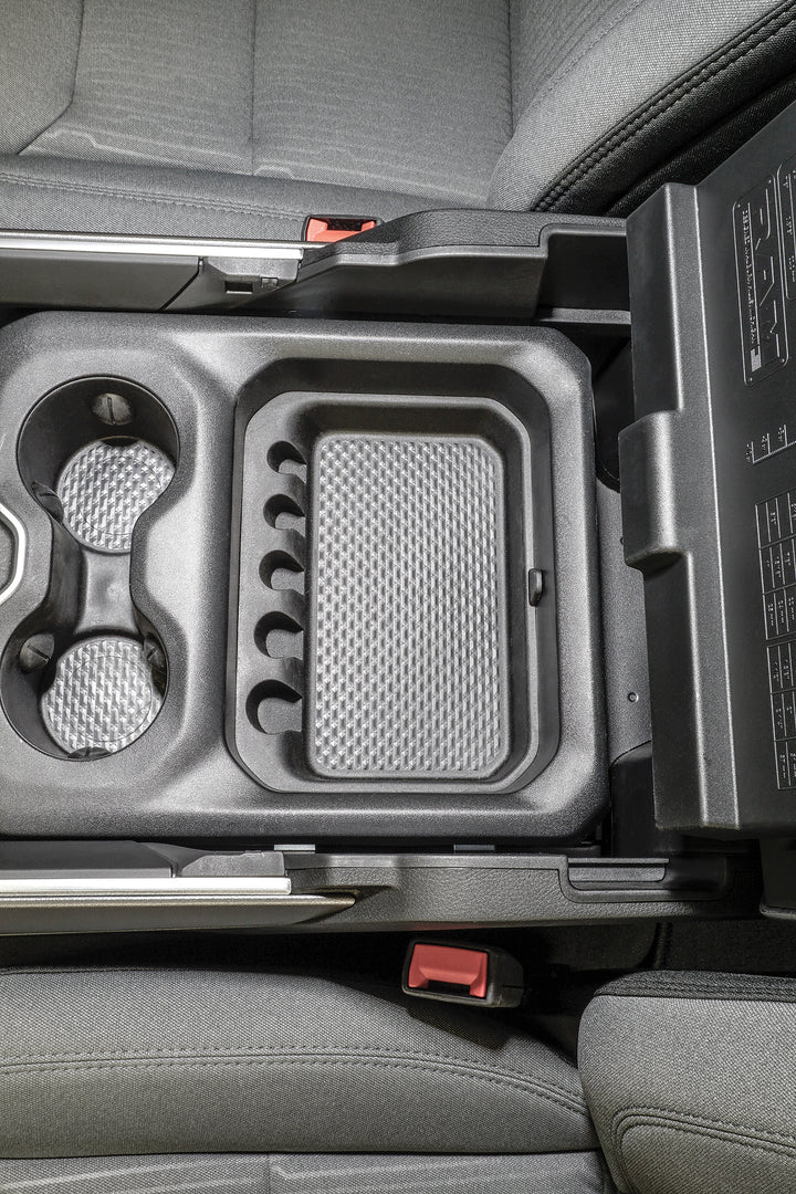 Tuffy Security Products Ram Console Safe 354-01 for 2019-2022 Ram 1500, 2500, 3500 - Lockable Steel Storage with Sliding Tray