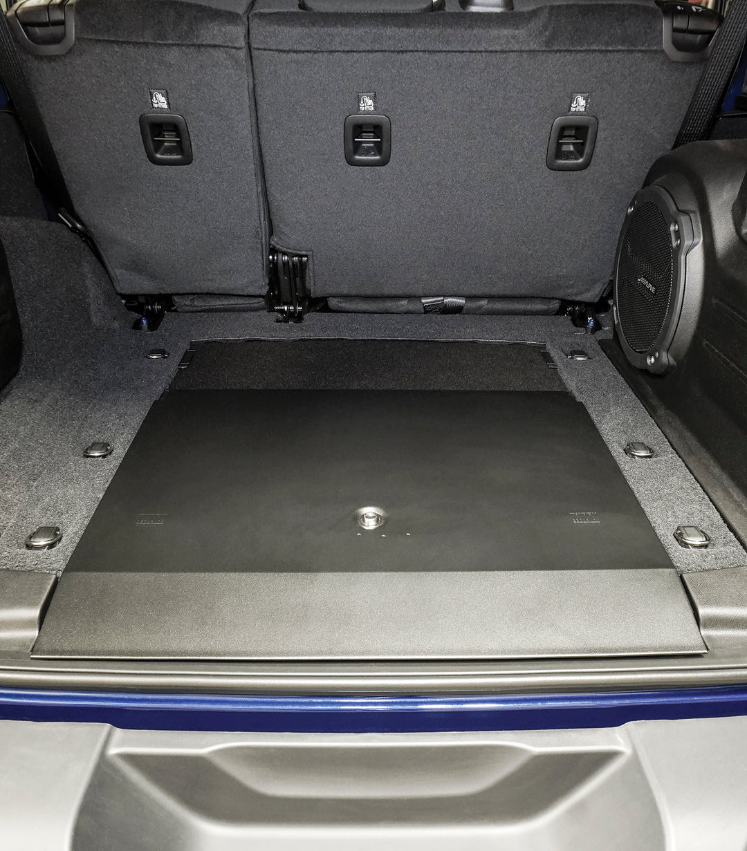 Tuffy Security Products In-Floor Locking Cargo Lid for Jeep Wrangler JL 2018-2026 with 3-Digit Combination Lock