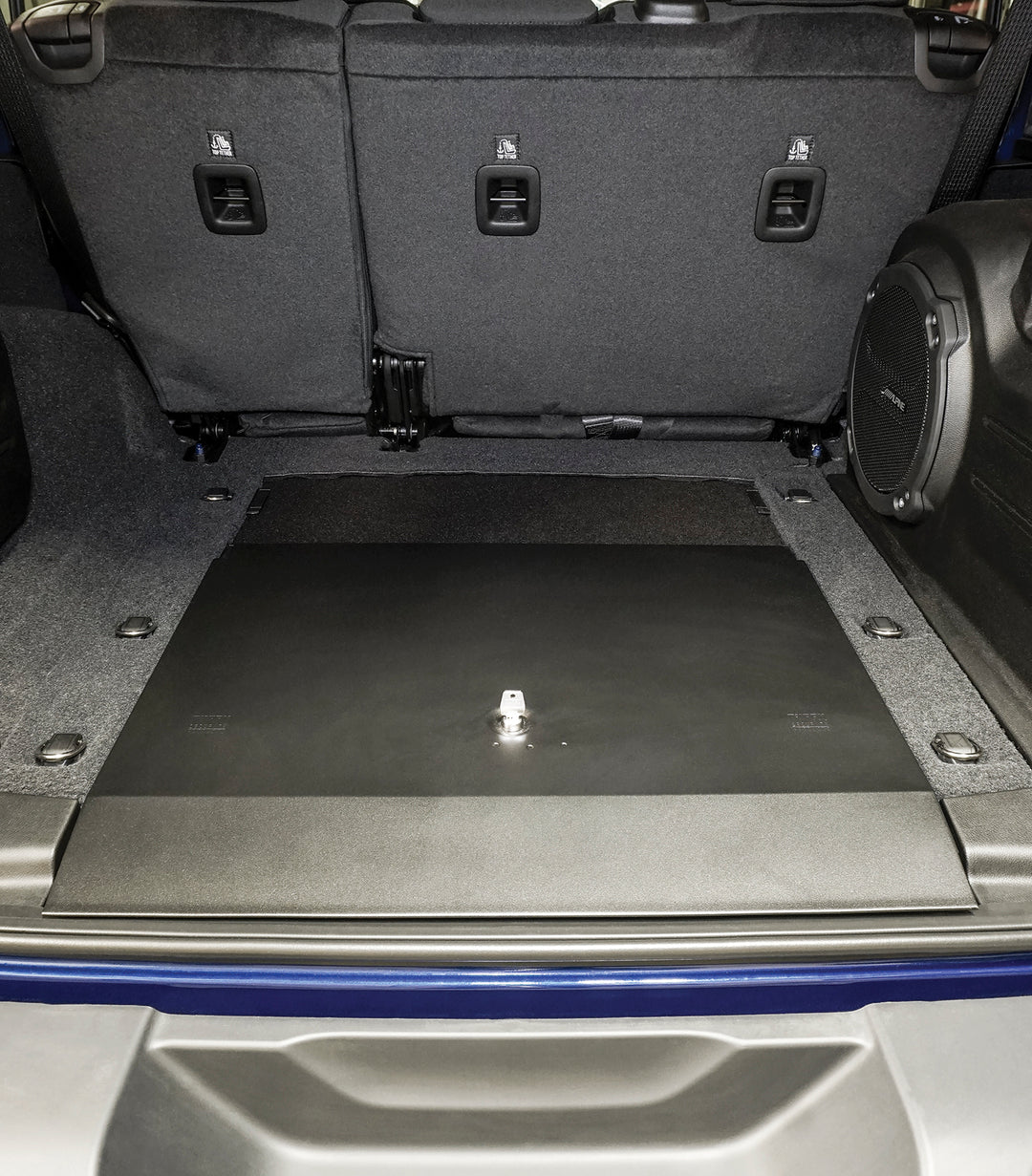 Tuffy Security Products In-Floor Locking Cargo Lid for Jeep Wrangler JL 2018-2026 with 3-Digit Combination Lock