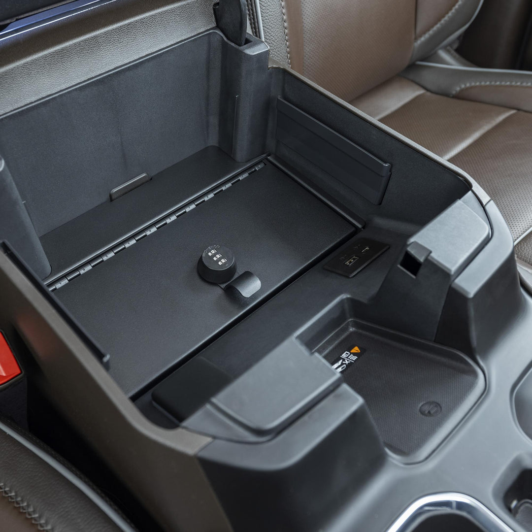 Tuffy Security Products Console Safe with Wireless Charging Pad for Chevy/GMC Silverado and Sierra 2021-2026