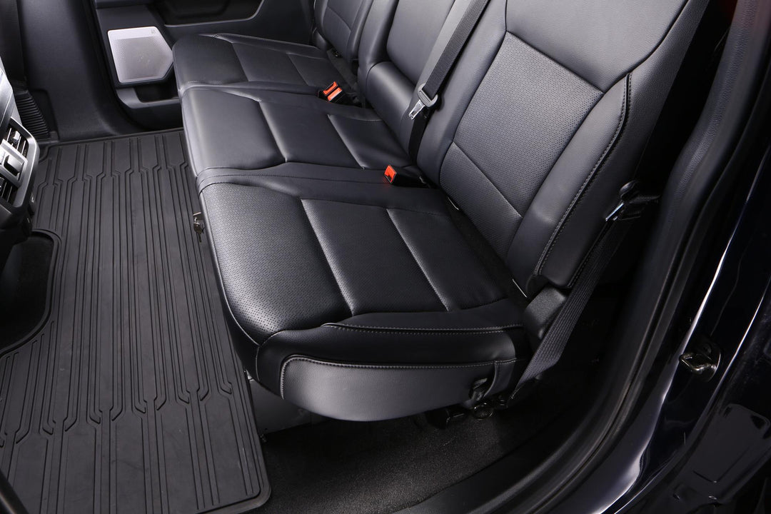 Tuffy Security Products Rear Underseat Drawer for Ford F-150, F-250, Chevy Silverado & GMC Sierra - Steel Lockable Storage Solution