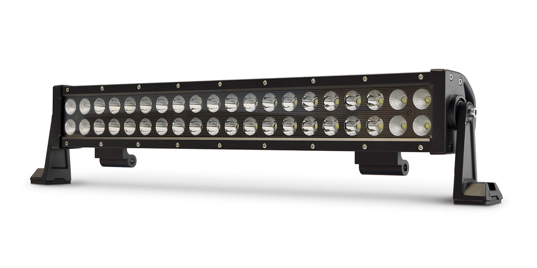 DV8 Offroad Dual Row LED Light Bar With Black Bezel
