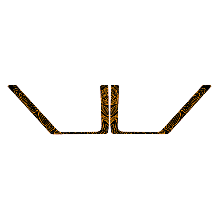 Topo Front Door Net Trim Overlay Kit (Printed Series) - 2021+ Bronco