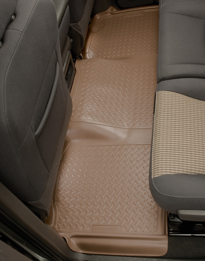 Husky Liners Classic 2nd Seat Floor Liner for Dodge Ram 1500, 2500 & 3500 – Black, Part 61711