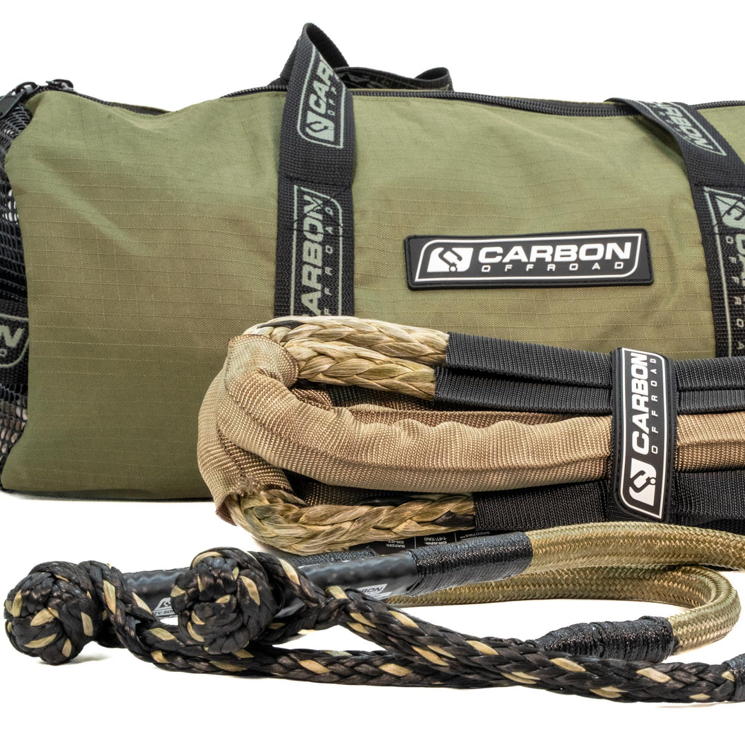 TAC Small Vehicle All Purpose Recovery Rope And Soft Shackle Combo