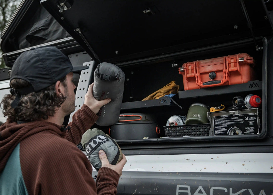 Overland Bed Rack Storage Box - Toyota Tacoma by Backwoods Adventure Mods | KOVA Offroad