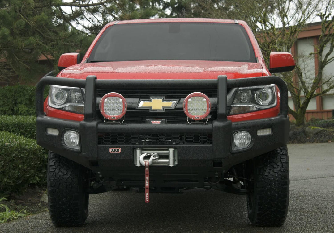 ARB Summit Bumper Kit (Part Number 3462050KB) for Chevrolet Colorado – Durable Steel Front Protection with Winch Compatibility