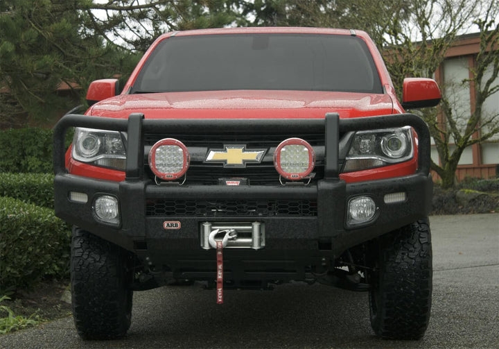 ARB Summit Bumper Kit (Part Number 3462050KB) for Chevrolet Colorado – Durable Steel Front Protection with Winch Compatibility