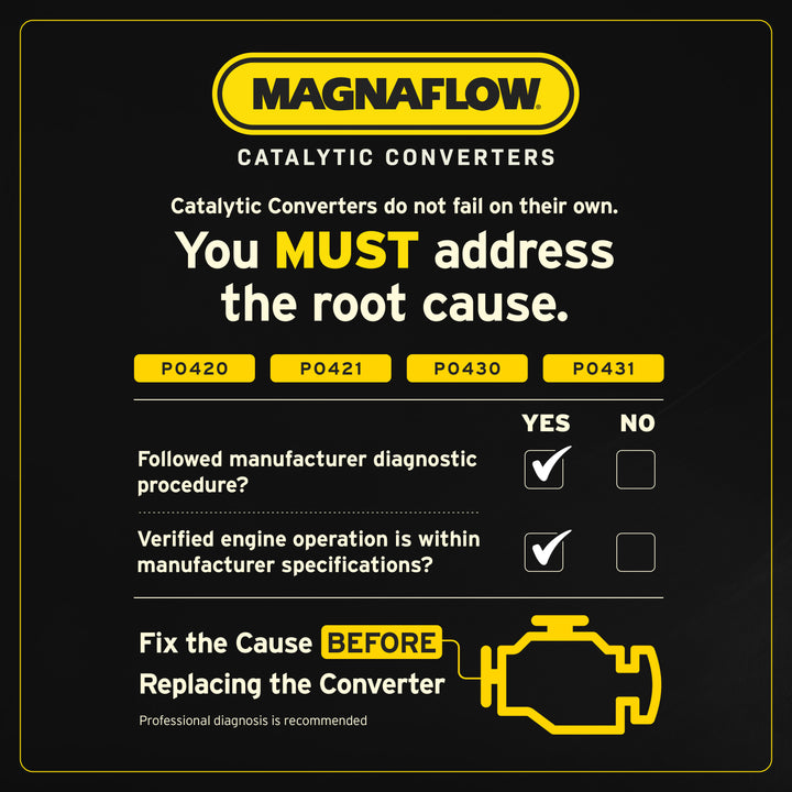 MagnaFlow California Grade CARB Compliant Direct-Fit Manifold Catalytic Converter 5582378 for Chevy Colorado and GMC Canyon