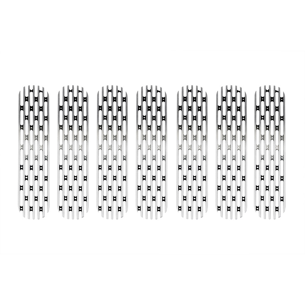 2007-2018 Jeep Wrangler JK JKU DV8 Offroad 7 Piece Grille Inserts