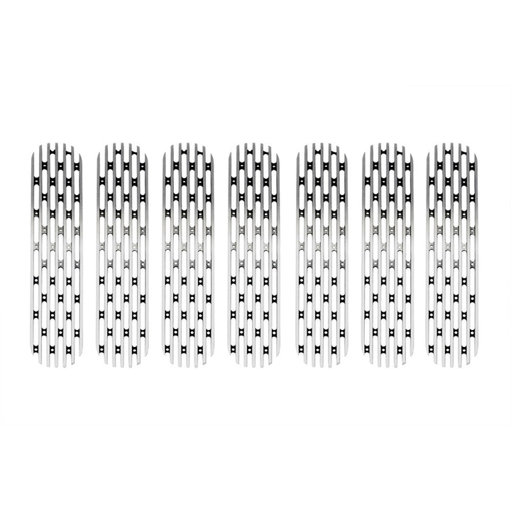2007-2018 Jeep Wrangler JK JKU DV8 Offroad 7 Piece Grille Inserts