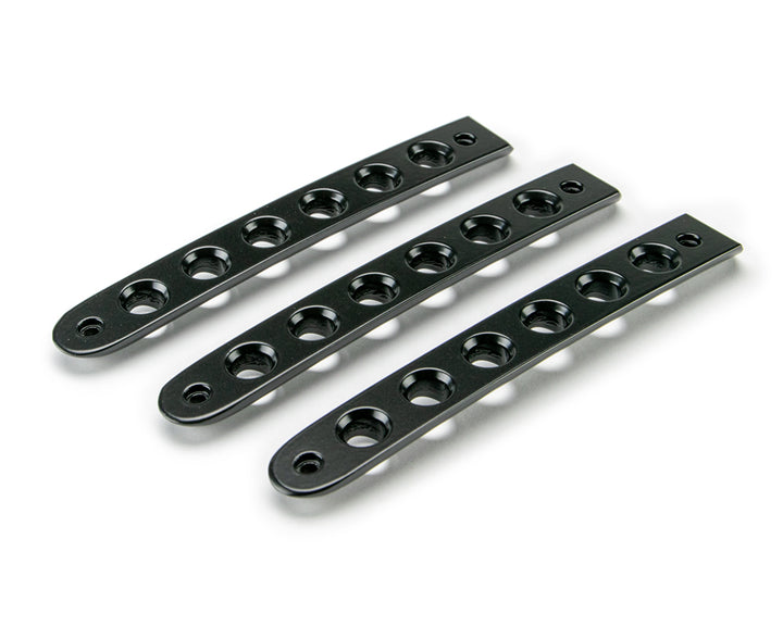 2007-2018 Jeep Wrangler JK 2-Door DV8 Offroad 3-Piece Handle Inserts Black