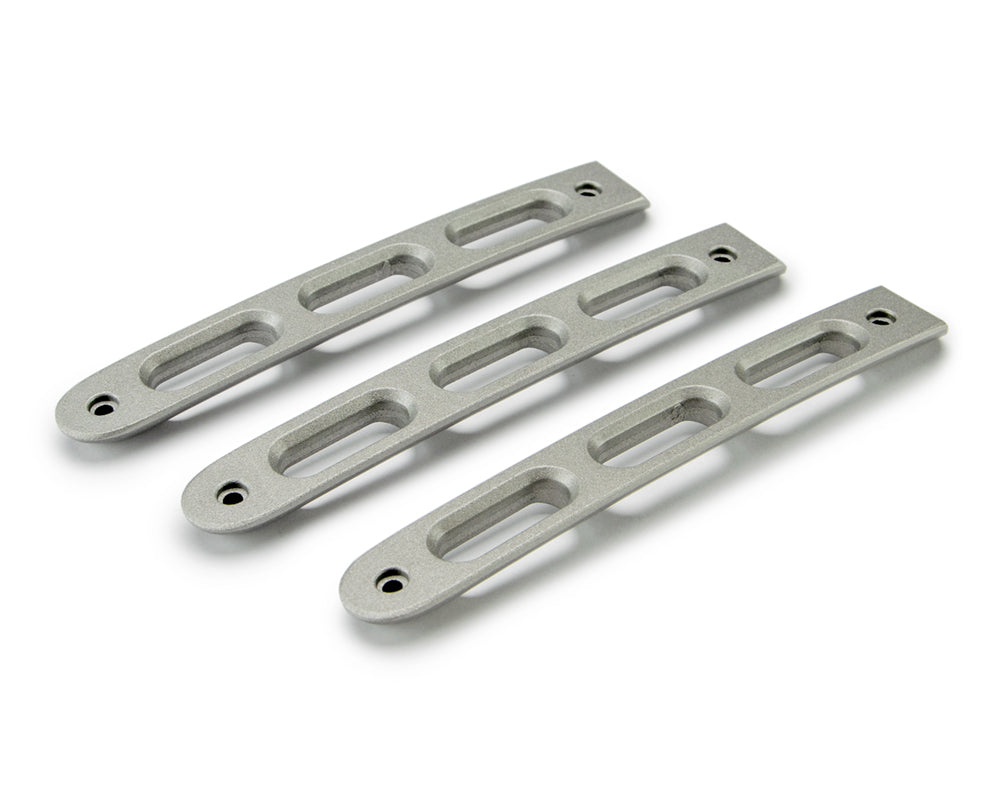 2007-2018 Jeep Wrangler JK 2-Door DV8 Offroad Handle Inserts Silver
