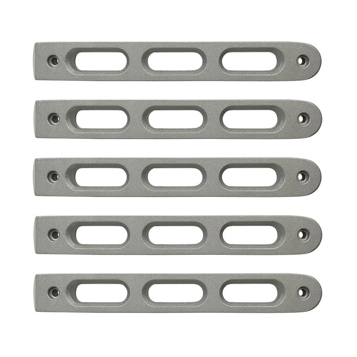 2007-2018 Jeep Wrangler JKU 4-Door DV8 Offroad Door Handle Inserts 5 pcs Silver