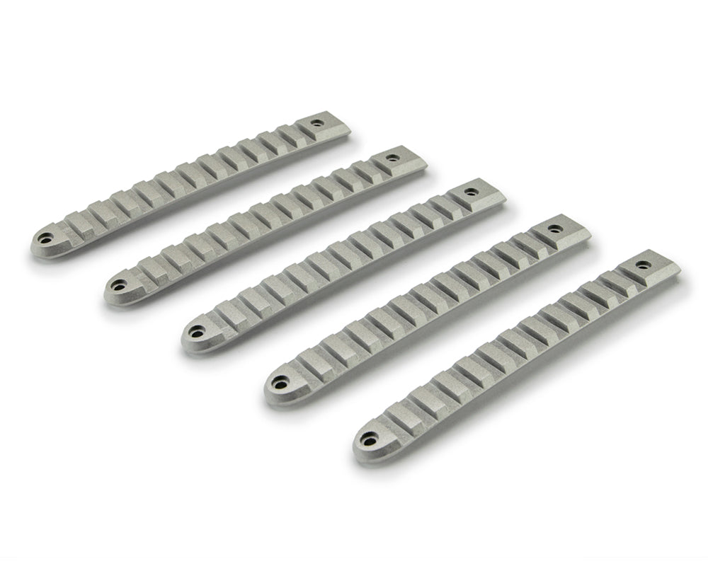 2007-2018 Jeep Wrangler JLU DV8 Offroad Door Handle Inserts 5 pcs Silver