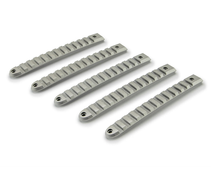 2007-2018 Jeep Wrangler JLU DV8 Offroad Door Handle Inserts 5 pcs Silver