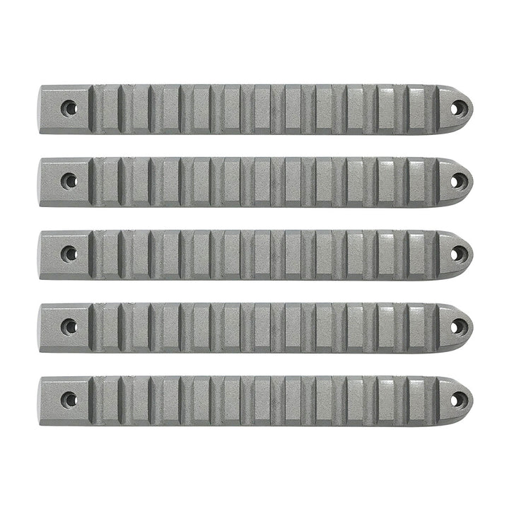 2007-2018 Jeep Wrangler JLU DV8 Offroad Door Handle Inserts 5 pcs Silver