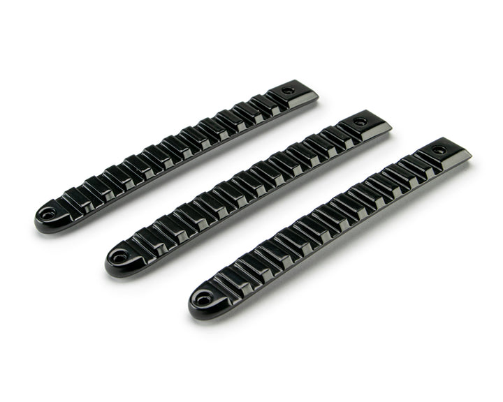 2007-2018 Jeep Wrangler JKU 2-Door DV8 Offroad Door Handle Inserts 3 pcs Black