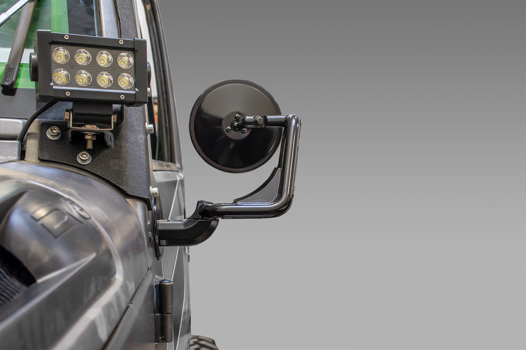 2007-2018 Jeep Wrangler DV8 Offroad Tubular Mirrors