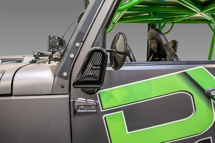 2007-2018 Jeep Wrangler DV8 Offroad Tubular Mirrors