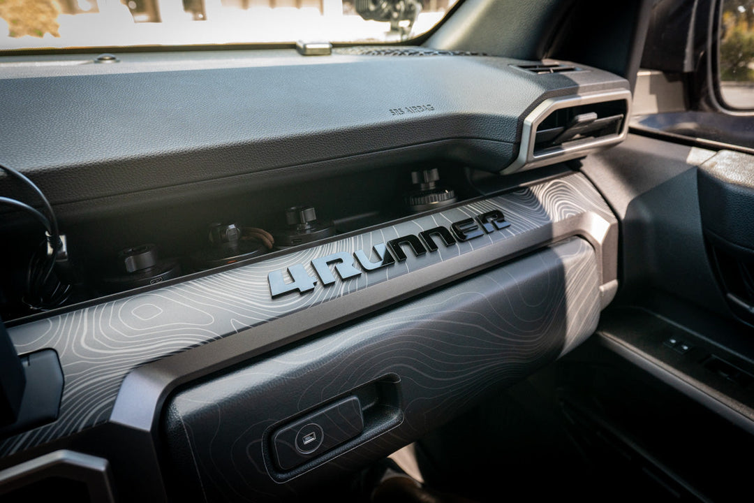 Full Width Topographic Dash Wrap - 2025+ 4Runner