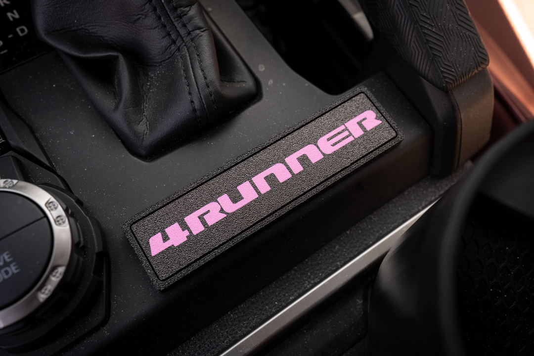 Shifter Trim Blank / Poverty Button Cover Plate - 2024+ Tacoma / 2025+ 4Runner