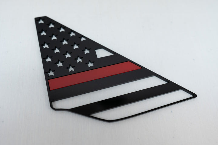 Acrylic Rear Triangle Flags - 2021+ Bronco