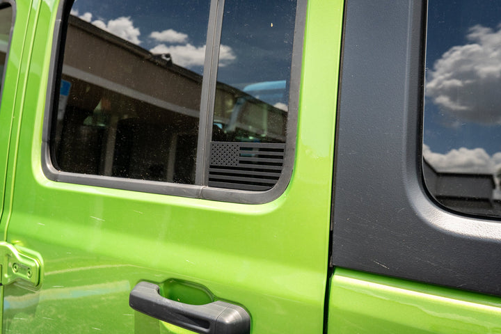 Acrylic Rear Window Flags - 2018+ Wrangler JL / 2020+ Gladiator JT