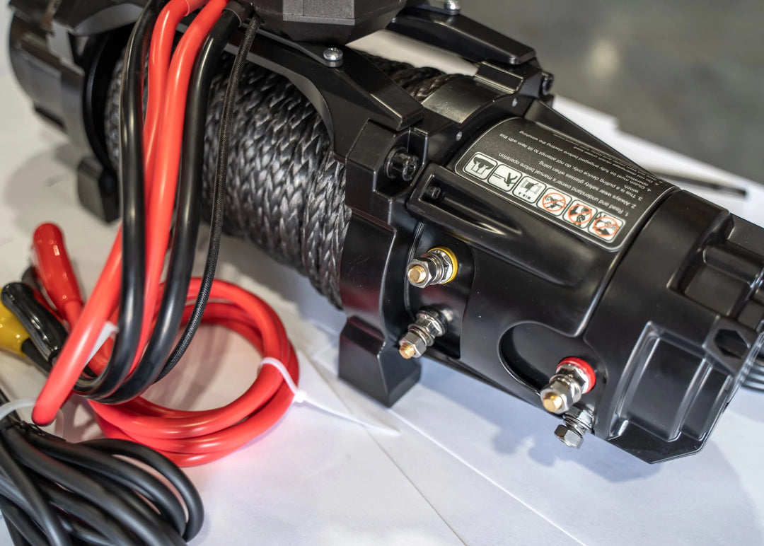 Backwoods Offroad Winch - 12,000lb w/ Synthetic Line by Backwoods Adventure Mods | KOVA Offroad