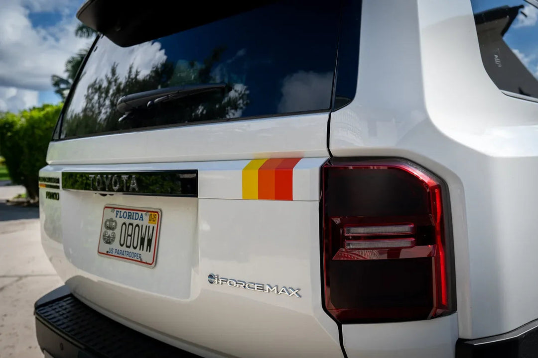 Heritage Retro TRD Style Tailgate Stripes - 2024+ Land Cruiser