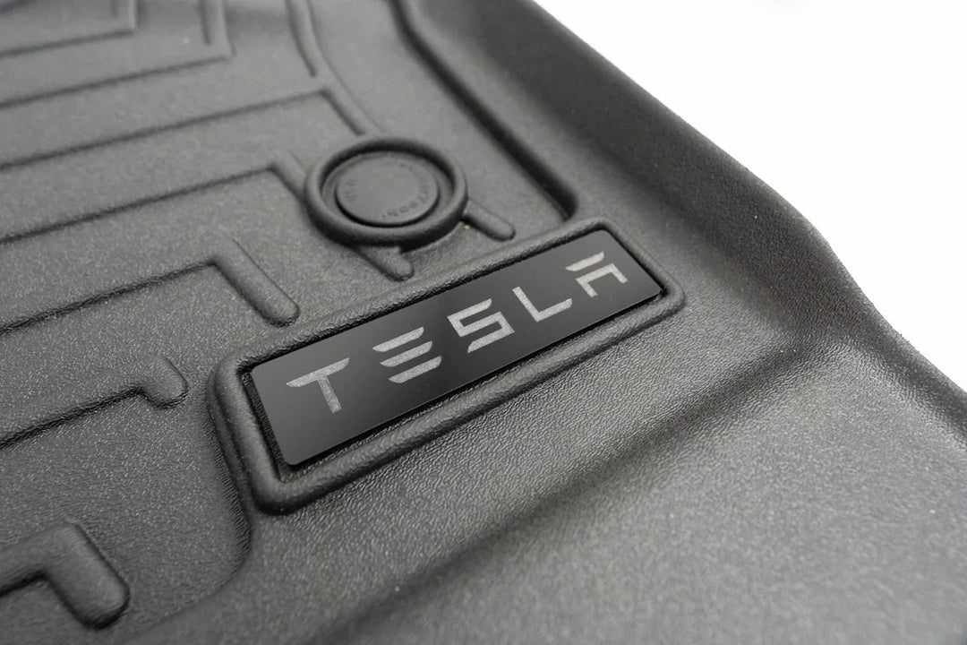 Tesla Logo Emblem for WeatherTech Floor Mats - Model S, X, 3, and Y